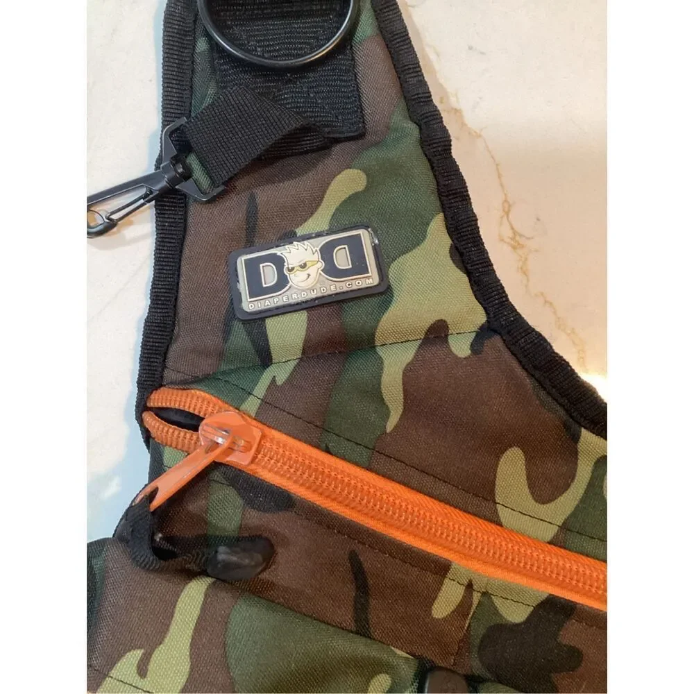 Diaper Dude Messenger Diaper Bag Camo